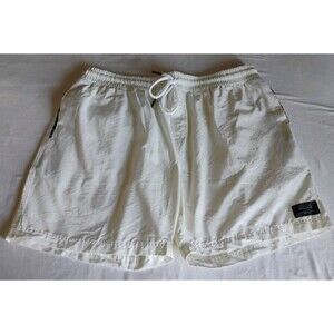Wowie Shorts Casual Short Men's Ivory Surf Beach Size XL 5" Inseam EUC